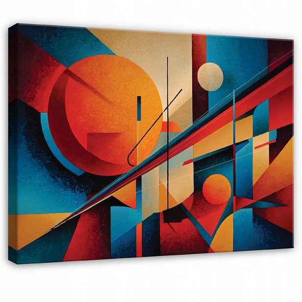 Wallarena OBRAZY Abstraktní Pop Art Barevné 60x40