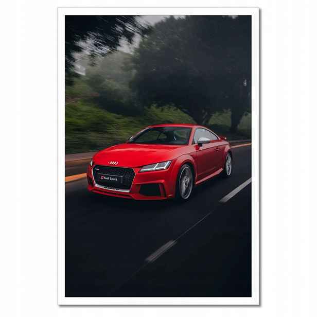 Plakáty v rámu 40x60 Červené Audi Auto
