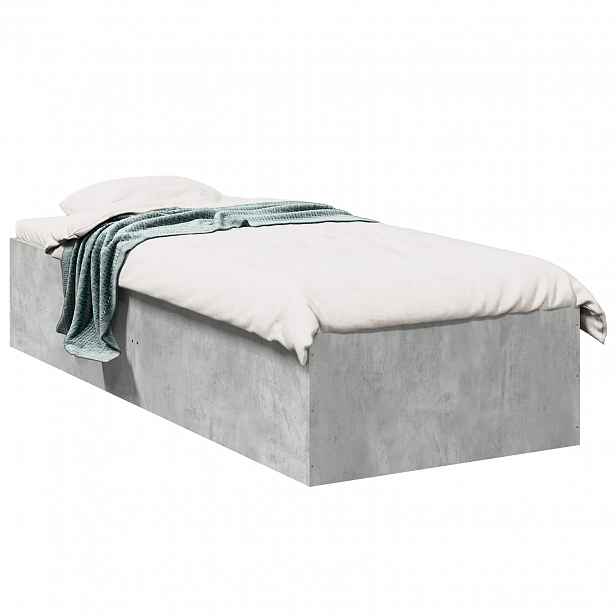 vidaXL Postel na podlaze Betonově šedá 80 x 200 cm Kompozitní dřevo