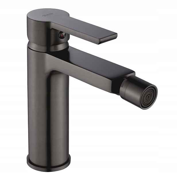 Bidetová Baterie Rea Argus Titan Pro Stojící Bidet, Nízká Šedá, Mosazná