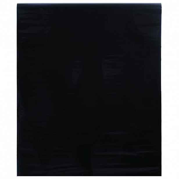 vidaXL Okenní fólie statická matná černá 60 x 500 cm PVC