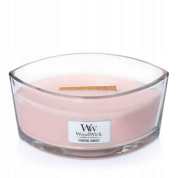 Vonná svíčka Woodwick Hearthwick Elipsa Loďka Coastal Sunset 453 g