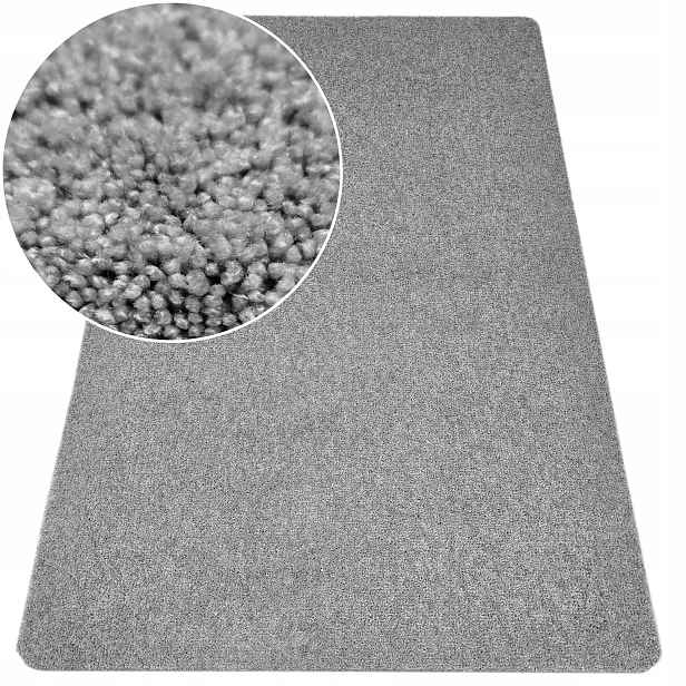 Vstupní Stěrač Pod Dveře 80x120 Šedý Do Bot Velký Měkký Elegantní