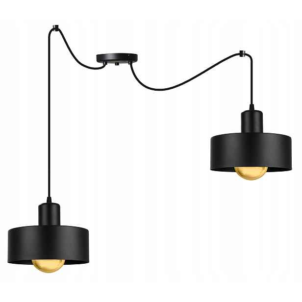 Závěsné Stropní Svítidlo Černá Bílá Lustr Pavouk Glamour Loft Moderní