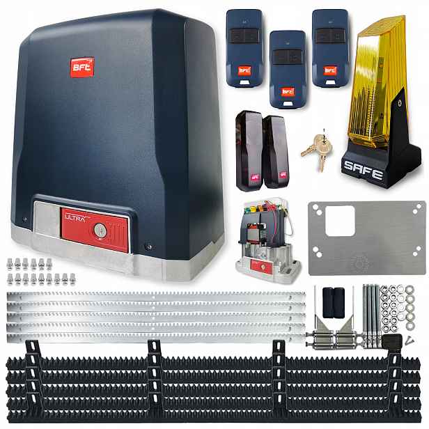 Set Pohon posuvné Brány Bft Deimos Ultra B600 kg automat na dálkové ovládání lišty
