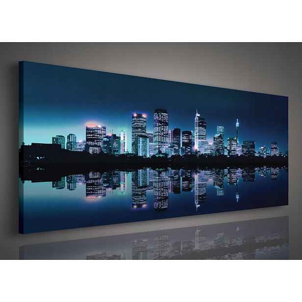 Obraz 145x45 Melancholie Noční krajiny ložnice voda