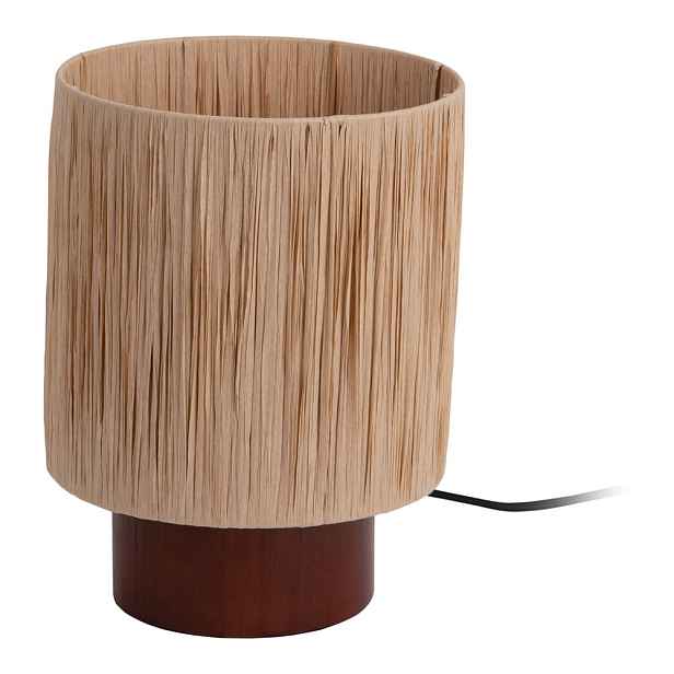 Stolní lampa v přírodní barvě se stínidlem z papírového výpletu (výška 28,5 cm)  Sheer  – Leitmotiv