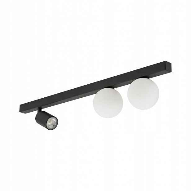 Stropní Svítidlo Černý Pohyblivé Zdroje 3xGU10 Reflektor Vox Tk Lighting