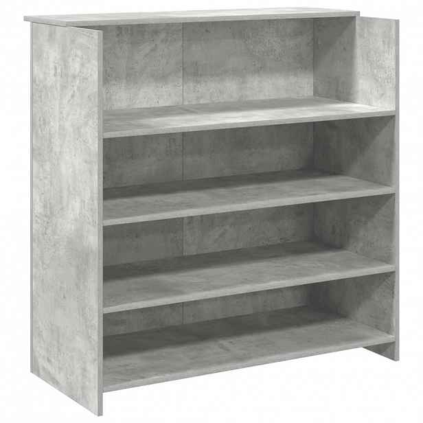 vidaXL Recepční stůl betonově šedý 100x50x103,5 cm kompozitní dřevo