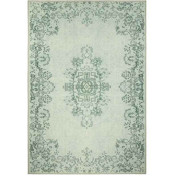 Zelený koberec do obývacího pokoje Vintage Rosa 160 x 230 cm