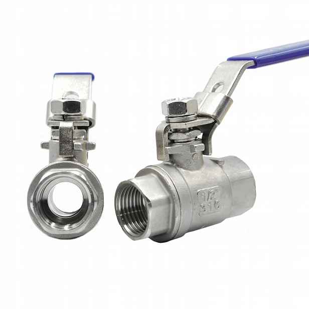 Nerezový Kulový Ventil 1 1/2" Dvoudílný