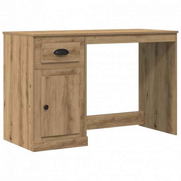vidaXL Stůl Artisanový dub 50 x 115 x 75 cm Kompozitní dřevo