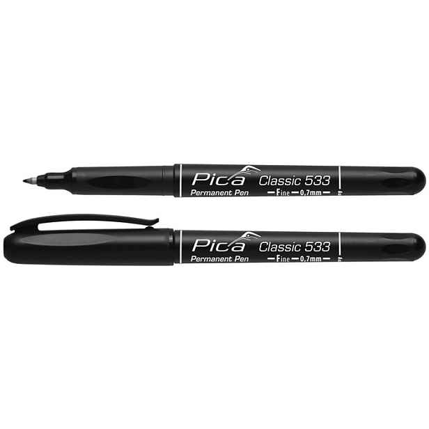 Značkovač permanentní Pica Classic 533 0,7 mm černý