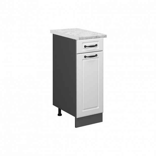 Vicco SPODNÍ SKŘÍŇKA KUCHYŇSKÉ LINKY R-Line Bílý venkovský dům 30 cm PD Mramor