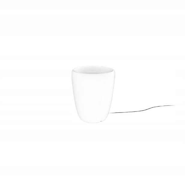 Do venkovní zahrady Terasa Zahradní Květináč Flowerpot Bílý 1xE27 35x41 cm
