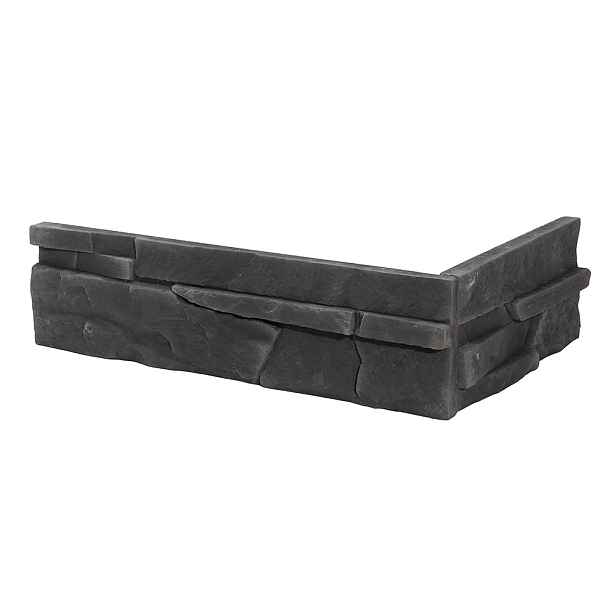 Obklad betonový rohový STEGU MADERA 4 šedá (0,46 m2/bal.)