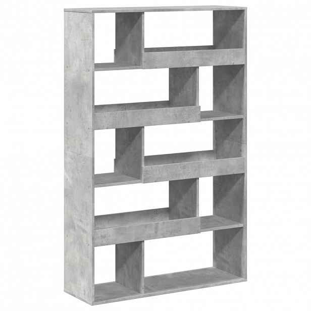 vidaXL Knihovna betonově šedá 100 x 33 x 156,5 cm kompozitní dřevo