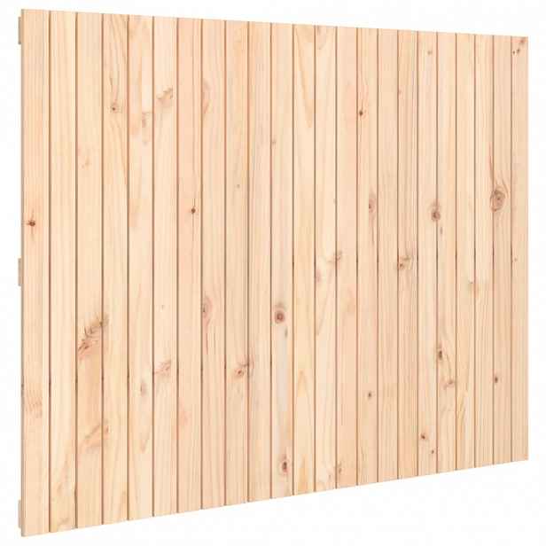 vidaXL Nástěnné čelo postele 146,5 x 3 x 110 cm masivní borové dřevo