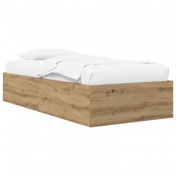 vidaXL Postel na podlaze Dub artisan 80 x 200 cm Kompozitní dřevo