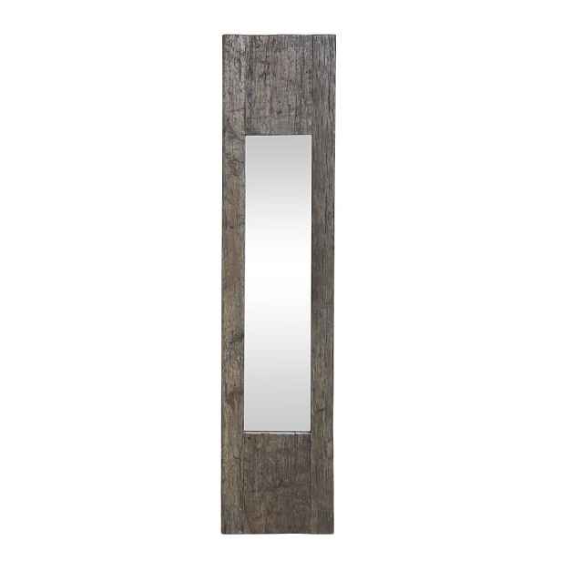 Antik nástěnné zrcadlo z recyklovaného dřeva Grimaud XL - 30*3*147 cm Chic Antique