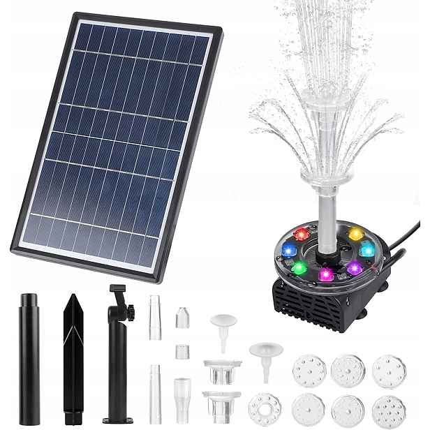 Fontána Do Jezírka 7W 3000mAH 230L/H Led