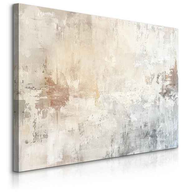 Muralo OBRAZ NA PLÁTNĚ Abstrakce Betonový Vzhled Moderní Vzor 120/80cm