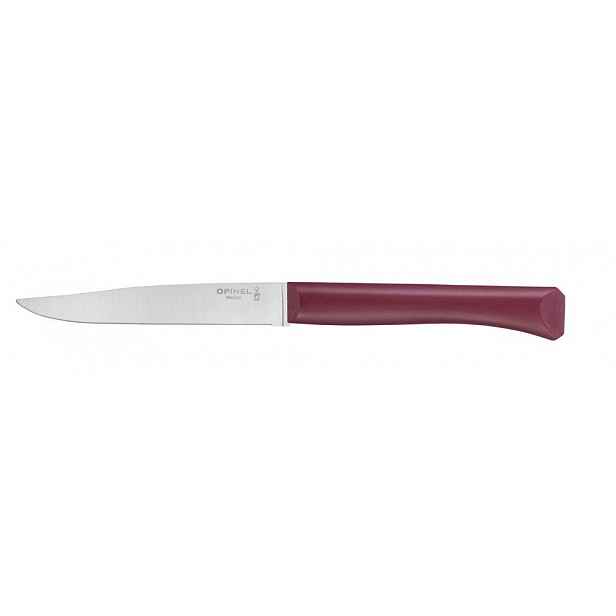 OPINEL Bon Appetit steakový nůž s polymerovou rukojetí, granátový, čepel 11 cm
