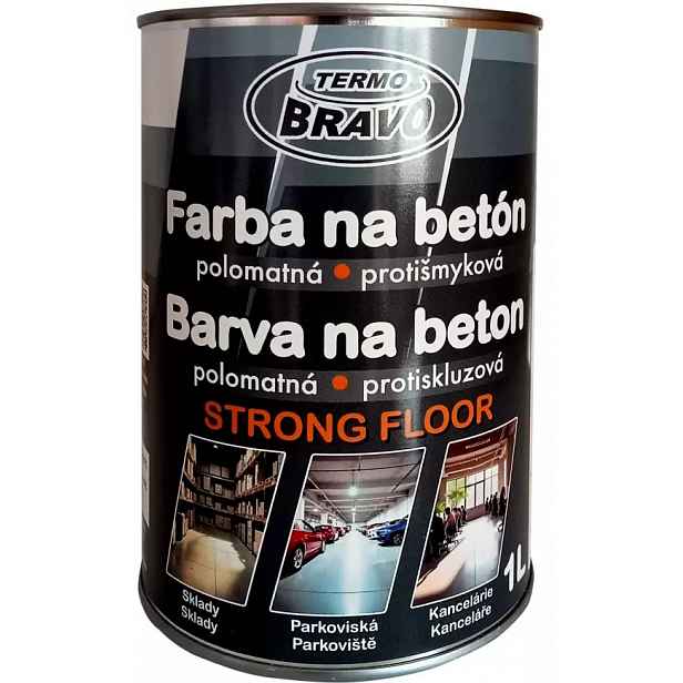 STRONG FLOOR barva na beton světle šedá 1l