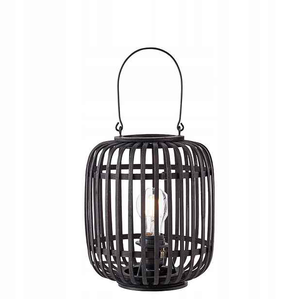 Endon Rustikální bambusová stolní lampa hnědá 10W E27