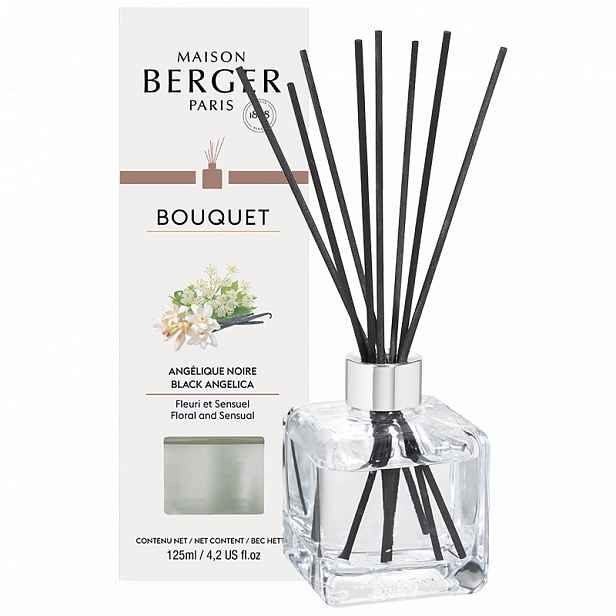 Maison Berger Paris Aroma difuzér Cube, Černá Angelika 125 ml 6788