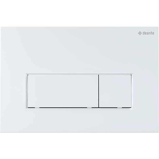 Podomítkové Wc tlačítko slim bílé, Abs, CST_A51P, 165 x 247 mm