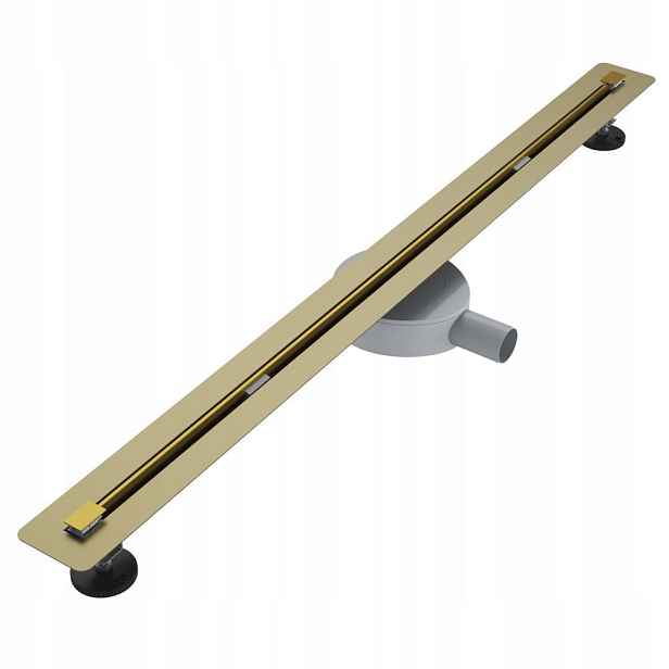 Proline 100 cm zlatý lineární odtok pod desku ocel Gamma
