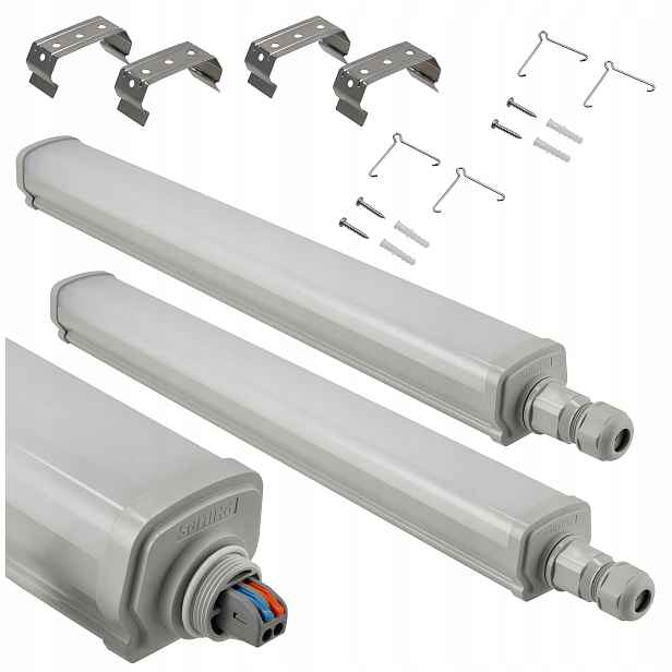 stropní svítidlo Led Philips do garáže 15W 60cm 1800lm Hermetická 4000K 2x