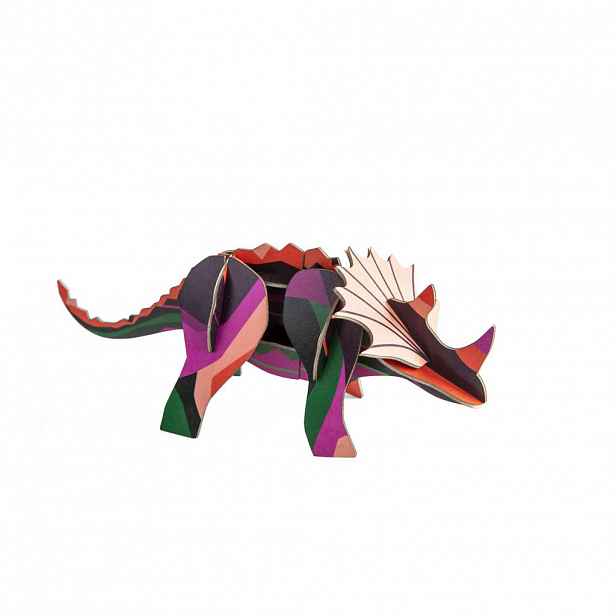 Studio Roof PAPÍROVÁ DEKORACE TRICERATOPS, 7/9 CM