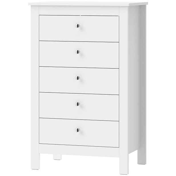 HOMCOM KOMODA MDF bílá