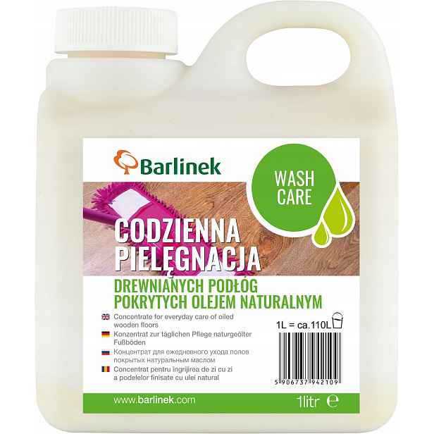 Barlinek Wash Care 1L – pro olejované podlahy