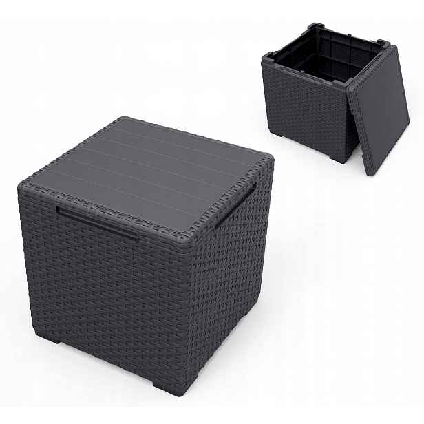 Keter Zahradní úložný box plast 40 l černý