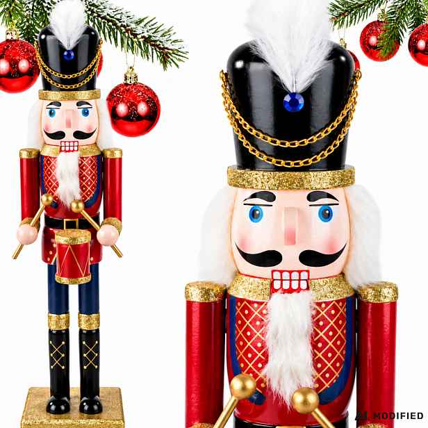 Louskáček 50 CM Voják Buben Vánoční Figurka Vánoce