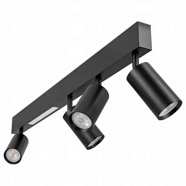 Stropní Svítidlo Halogenová spotová lišta na omítku 4x GU10 9W Led