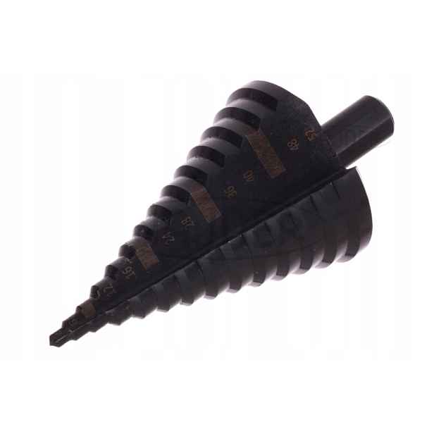 Vrták kuželovitý odstupňovaný s titanovým vánočním stromkem pro kov 4-52 mm Richmann