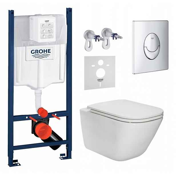 7v1 Podomítková Sada Wc Stelaz Grohe Wc Mísa Rim Roca Gap Tlačítko