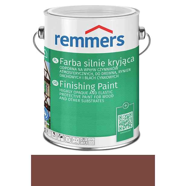 Remmers Deckfarbe barva na dřevo 0,75L Červenohnědá