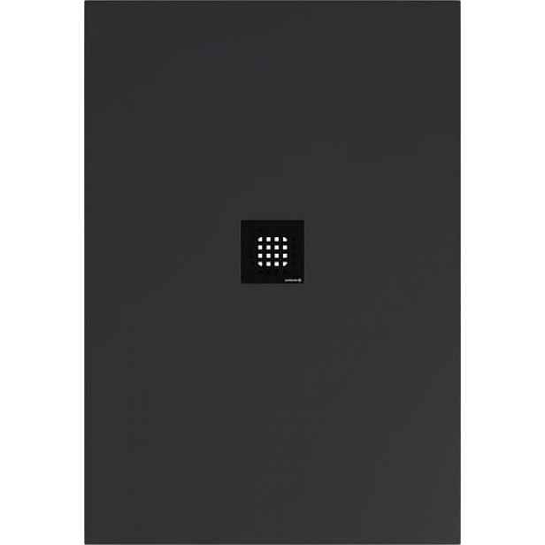 Sprchová vanička obdélníková Polysan Flexia 130x90 cm litý mramor antracit 72896.51