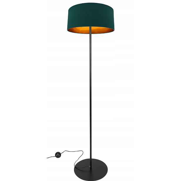 Stojací Podlahová Lampa Stínidlo Zlatá, moderní