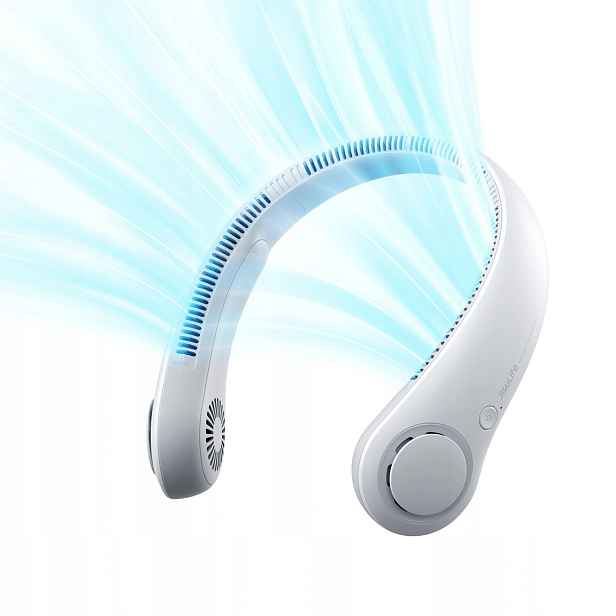 Ventilátor Jisulife Neck Fan 3 4000 mAh na krk Usb šedý