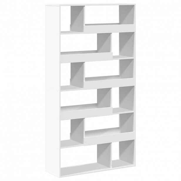 vidaXL Knihovna bílá 100 x 33 x 187,5 cm kompozitní dřevo