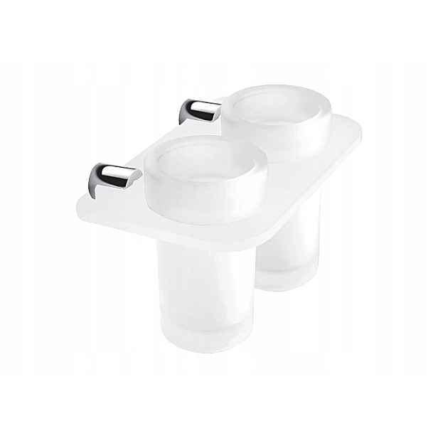 Nimco Bormo nástěnný držák na zubní kartáčky dvojitý Br X3-58DW-26