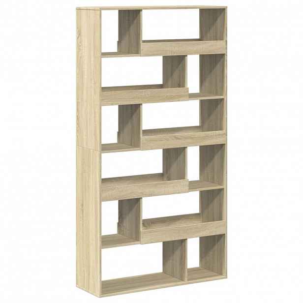 vidaXL Knihovna dub sonoma 100 x 33 x 187,5 cm kompozitní dřevo
