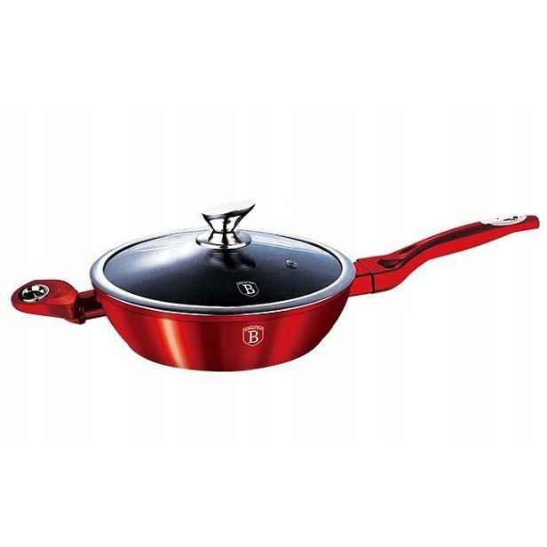 Berlinger Haus Granitová Pánev 32 CM Červená Metallic Line Bh 1261