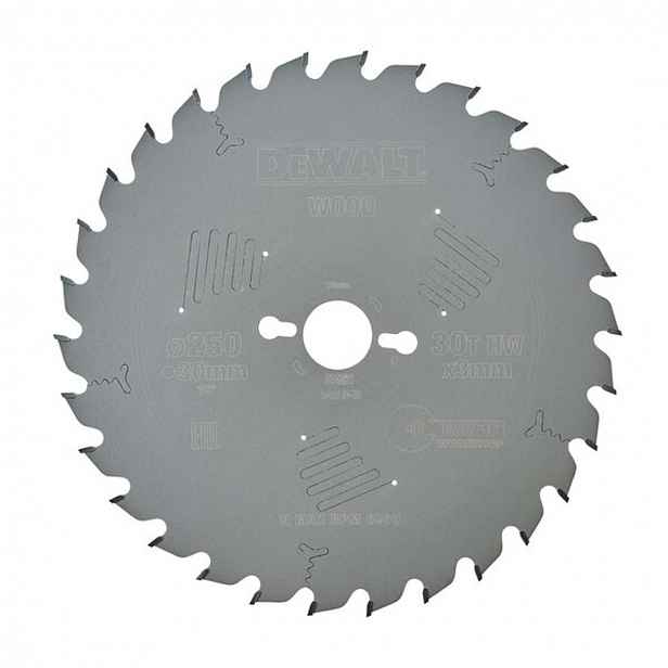 DeWALT - Pilový kotouč na dřevo, 250x30 mm, 30 zubů DT4321